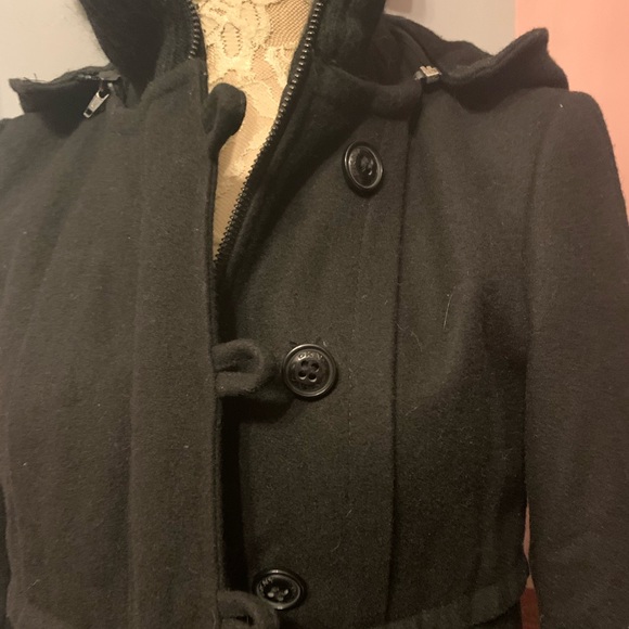 DKNY black wool coat- excellent condition - Picture 3 of 10
